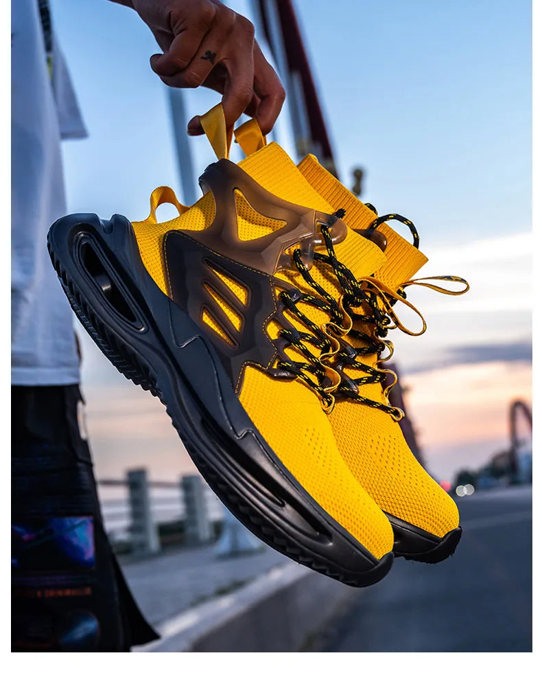 European Plus Size 50 Newest Design Men Wrok Safety Boots Anti-smash Steel Toe Cap Indestructible Construction Industry Shoes