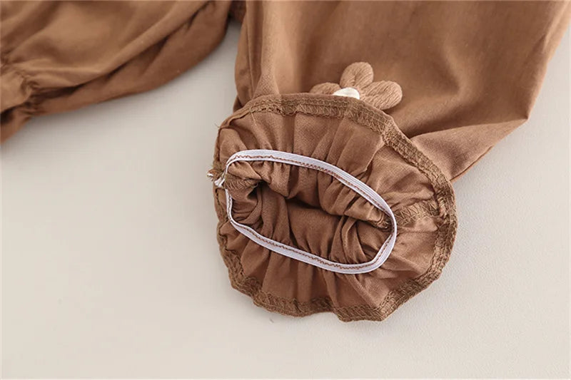 New Toddler Summer Baby Girls Clothes Suits Children Big Wave Lapel Shirt +Flower Cropped Pants 2Pcs/Set Infant Fashion Clothing