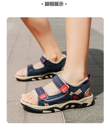 Children Sandals 2026 Summer Children's Sandals Boys Primary School Students Comfortable Soft Bottom Kids Sandals Comfortable