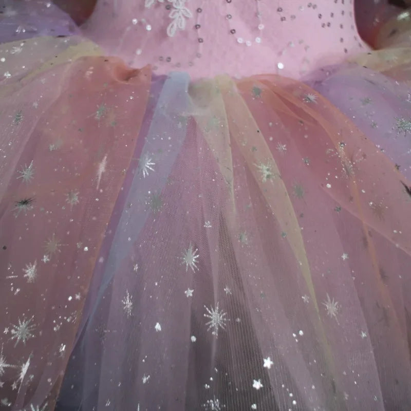 Summer Ballet Skirt Girl Dress Kids Outfit Vestidos Tutu Girls Dresses Dance Costume Baby Clothing Ballerine Children's Day