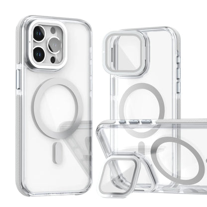 Camera Protector Stand Magnetic Phone Case for Magsafe iPhone 16 15 14 Pro Max Plus 13 12 11 Cases Clear Shockproof Hard Cover