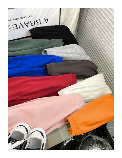 Summer Casual School Kids Cotton Plain Tee Tops Baby and Boys Short-Sleeved T-Shirt Children Outfit Clothing 1-16 Years