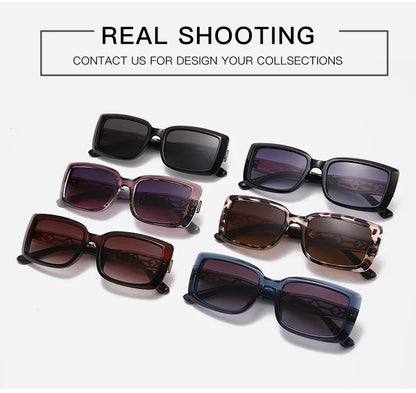 Korean Style Square Sunglasses UV400 Protection Tortoiseshell Shades Fashion Streetwear Men Sun Glasses Eyewear for Women Gafas