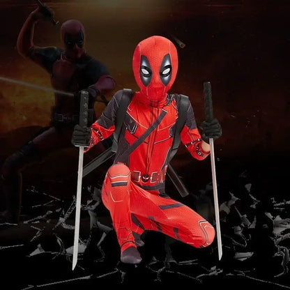 Superhero Costume Kids Super Hero Child Cosplay Costume Sword Kids Jumpsuit Girls Boy Costume For Child Halloween Carnival Suit