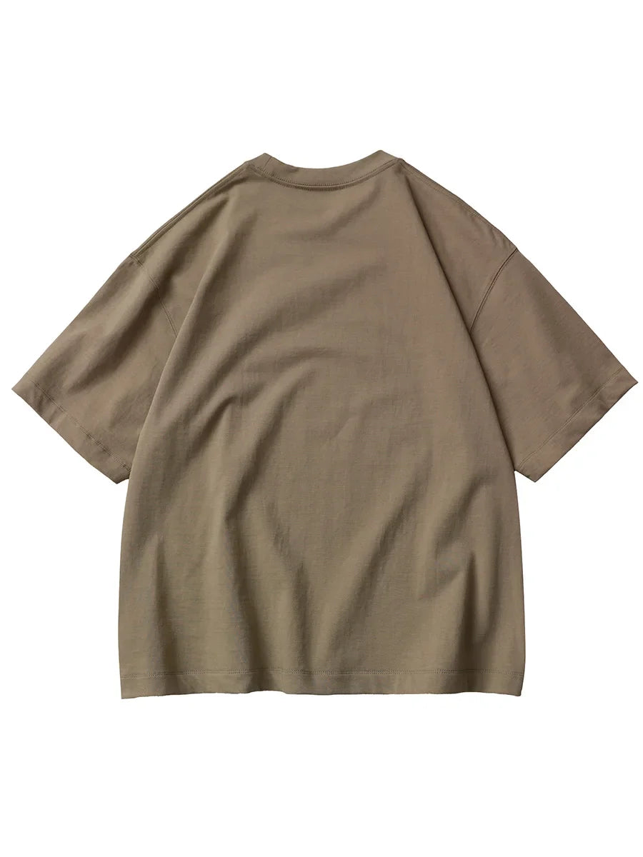 11.29oz 320Grams Heavy Cotton Weight Oversized Loose Men T-shirt Solid Color Drop Shoulder Short Sleeve High Quality