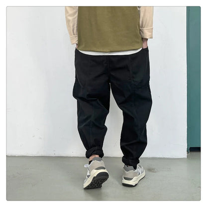 American Vintage Functional Cargo Pants Men Clothing High Quality Khaki Casual Jogging Pants Harajuku Tactical Joggers Trousers