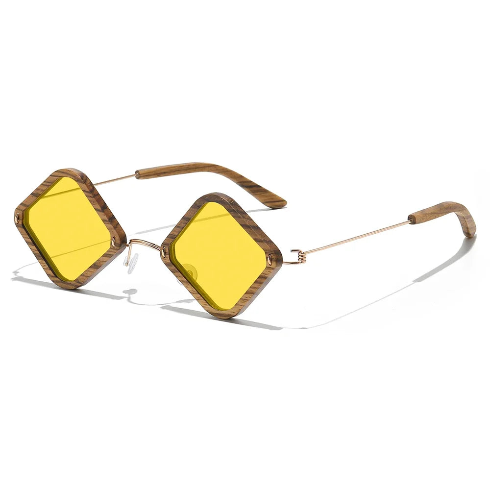 Wooden adult sunglasses, handcrafted Zebra wood polarized glasses, mirror-coated lenses, glasses gift box 2106