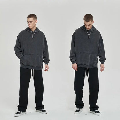 Anime Cyberpunk: Edgerunners Washed Hoodies Printed Casual Men Contains Cotton High Quality Fashion Loose Pullover Unisex