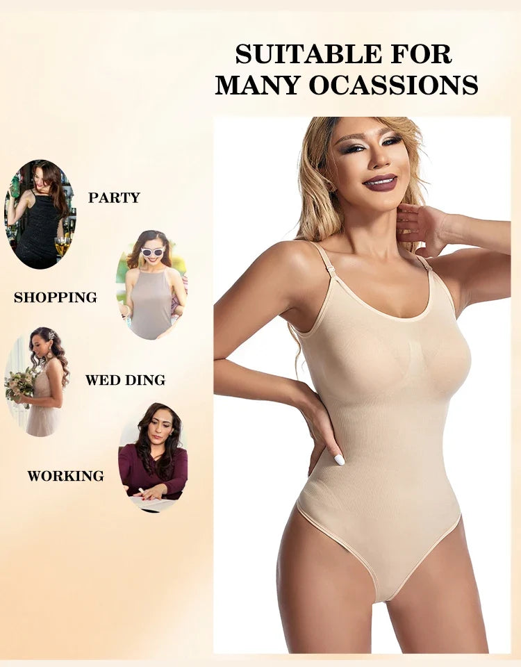 Shapwear Soft Body Shaping  Thong Body Shaping Tummy Control Butt Lifter Cincher Slimming Sheath Shapers Bodysuit Woman Body
