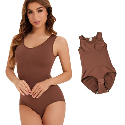Women Slimming Bodysuit Black Brown Color Shapewear Corset Reducing Body Shaper Underwear Tummy Control Panties Briefs