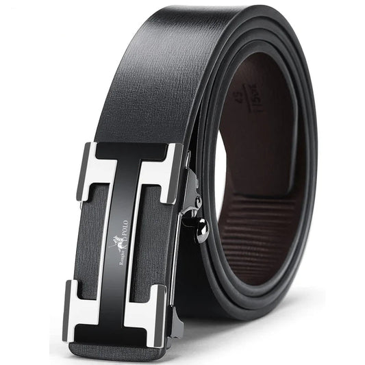 Fashion Business Men'S Belt Genuine Luxury Brand Belt Metal Buckle Belt High-Quality Leather Soft Belt With Cargo Pants Jeans