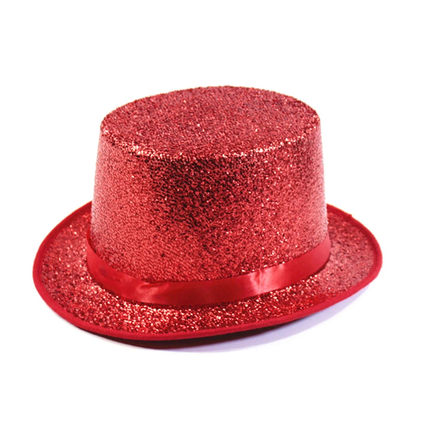 Magic Performance Hats British Style Fedora Glitter Jazz Caps Panama Evening Party Headwear for Women Men Gentleman Dancing Hat
