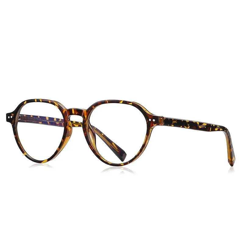 Retro TR Anti Blue Light Blocking Reading Glasses Women Computer Optics Eyeglasses Prescription Glasses Men PFD2094