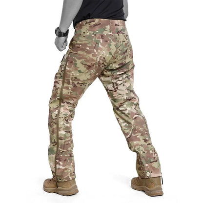 Outdoor Hard Shell Gen2 Camping Hiking Mountaineering Pants Fully zippered Leg Waterproof Windproof Camouflage Tactical Pants