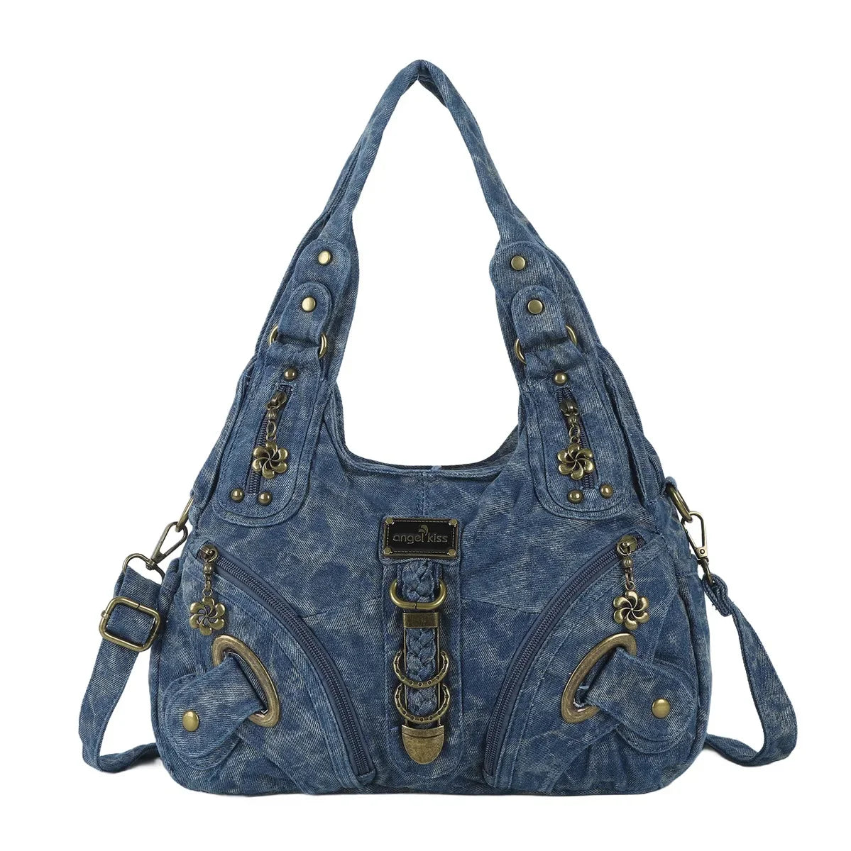 Vintage Bag Large Women's Shoulder Bag Leopard Print Top-Handle Fashion Satchel Dumpling Tote Hobos Handbags