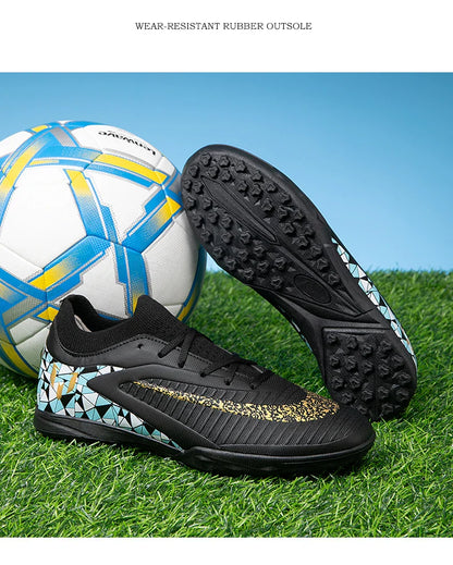 New Kid Match Boys Professional Non-Slip Comfortable Football Boots Sneakers Match Soccer Shoes Outdoor Sports Shoes Unisex