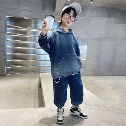 Hoodies Set Boys Clothes Outdoor Children Children's Clothing 7 To 12 Years 8 Autumn Winter Suit for Boy Outfit Child Top Bottom