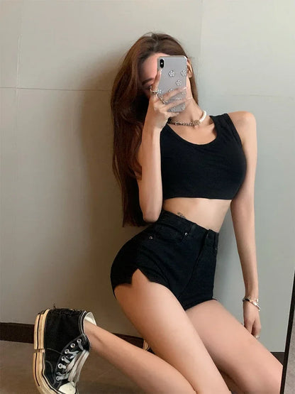 Denim Shorts for Women Booty Skinny Tight Short Jean Pants Woman Summer Micro Mini Wholesale Elasticty Korean Style To Wear Hot
