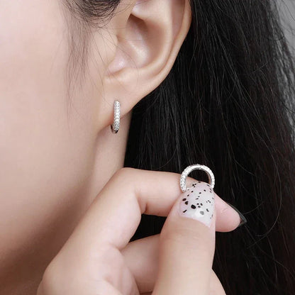Full Moissanite Diamond Earrings 925 Sterling Silver with Gold Plated Wedding Engagement Party Fine Jewelry for Women