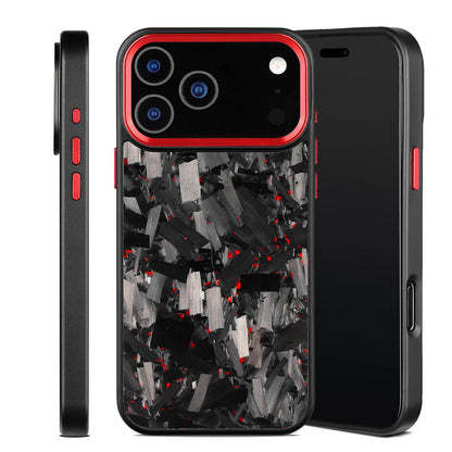 Real Premium Forged Carbon Fiber Phone Case For iPhone 17 Pro Max Air Shockproof Anti-slip Magnetic Wireless Charging Cover