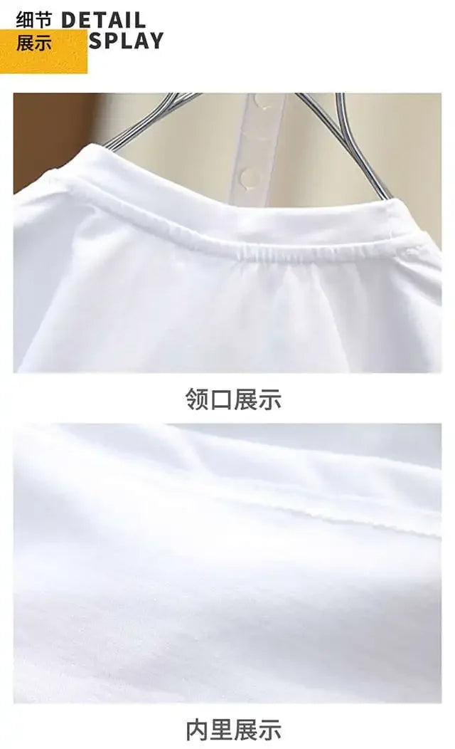 New Summer Casual Boys Clothing Set Handsome Letter Short Sleeve T-shirt + Shorts Jeans Outfit For Kids 2-8 Years Children Suits