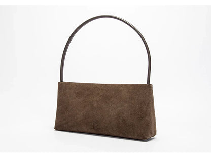 Solid Simple Classic Style Velvet Underarm Bag Elegant Fashion Design Seasonal New French Vintage Shoulder Bag