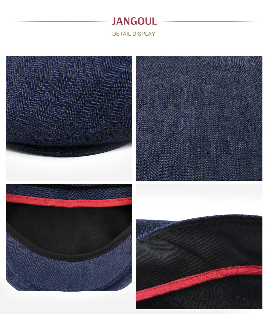 Mens Newsboy Cap Duckbill Hat Casual Beret Flat Ivy Hats Retro Gatsby Driving Cabbie Cap Spring Summer Autumn