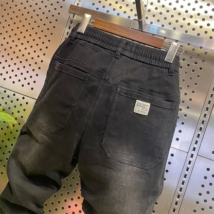 High Quality Fashion Comfortable Luxury Designer New Baggy Luxury Korean Style Loose Jeans for Men Ideal for Spring and Autumn