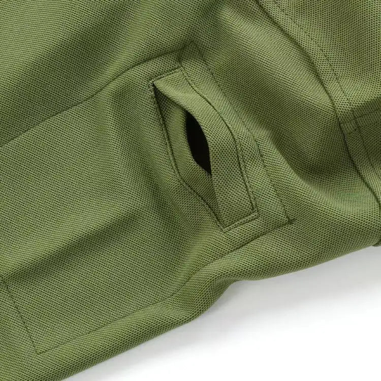 Men's Quick Dry pullover Long Sleeve Shirts Summer Plus Size Breathable Clothes Tactical Elastic Plain Turn-down T-shirts