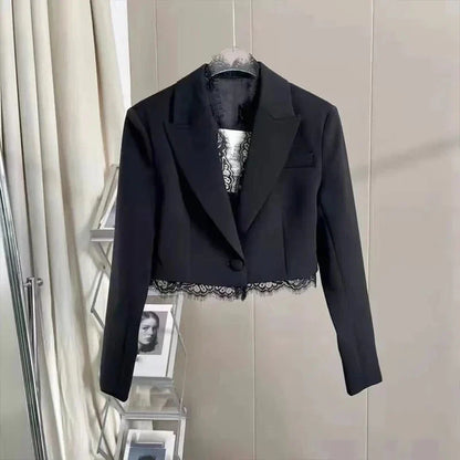 Ladies Suit Jacket 2025 Spring Casual Fashion Joker Female Blazer Coat Temperament Comfortable High-quality Women Outwear