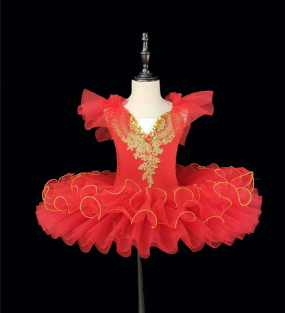 Fashion Children's Day Ballet Dance Dress Girl Tutu Mesh Princess Performance Kids Clothes Stage Summer Dresses Girls Vestidos
