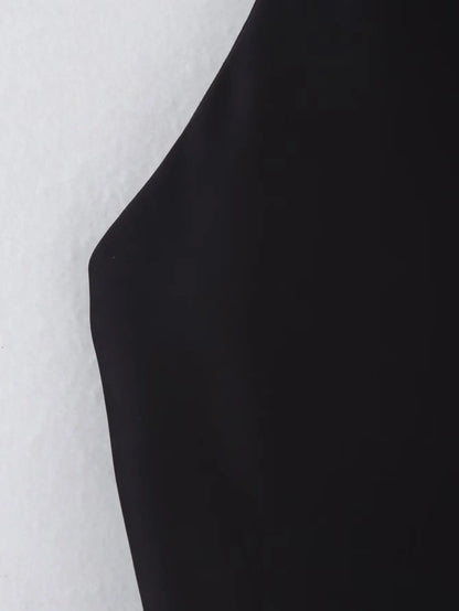 Spring Elegant Women Satin Halter Tops 2026 Summer Backless Off Shoulder Corset Vest Female Fashion Slim Crop Tank Top