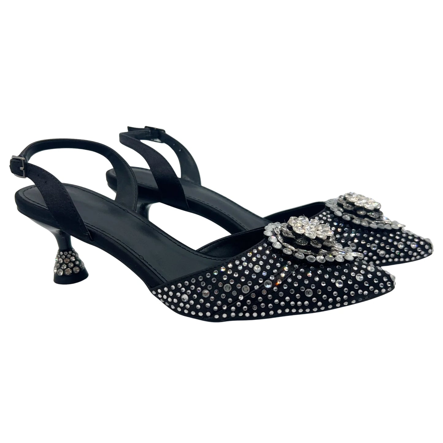 Women's Clutch Bag and Shoes Fairy Diamond High Heels Stylish Dress Shoes Pointed Toe Stiletto Heels Elegant Party Wedding Shoes
