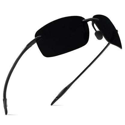Sports Sunglasses for Men Women Tr90 Rimless Frame for Running Fishing Golf Driving MJ8009