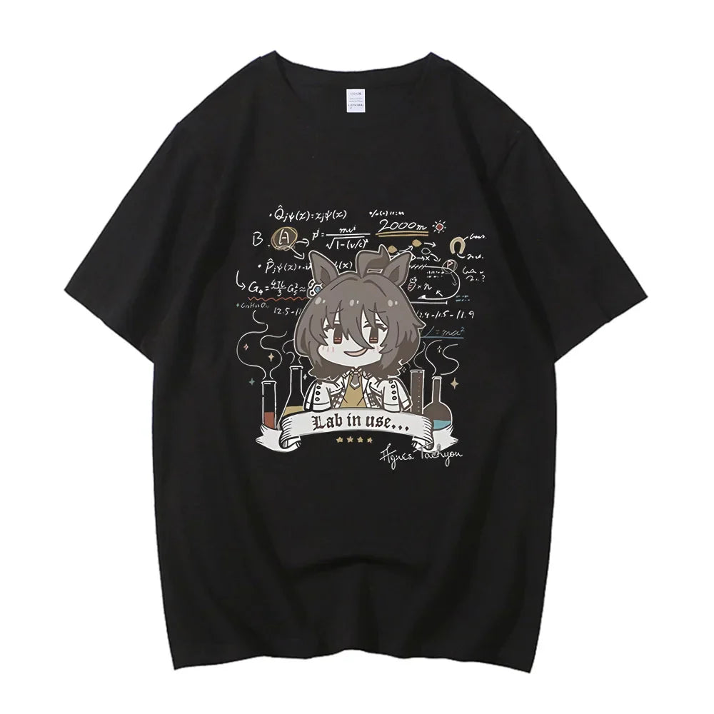 Japanese Game Umamusume T-Shirts Anime Men Women High Quality Cotton Tee Shirt Short SleeveT Shirt Tops