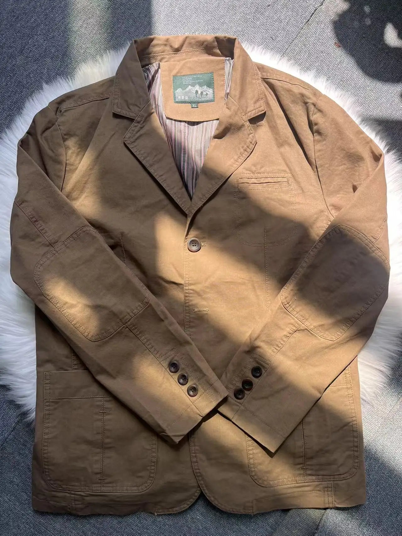 New Cotton Outdoor Comfortable Business Jacket for Men's Spring and Autumn Casual Fashion Suit for Men Blazers Jacket for Man