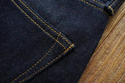 Mens Jeans Rainbow Sanforized Selvedge Denim Jeans Man Python Skin Labels Regular Fit 14 Oz