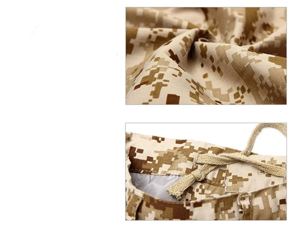Men's Uniform Camouflage Tactical Multicam Cargo Pants Army Combat Long Trousers Fisthing Climbing Hunting Pants