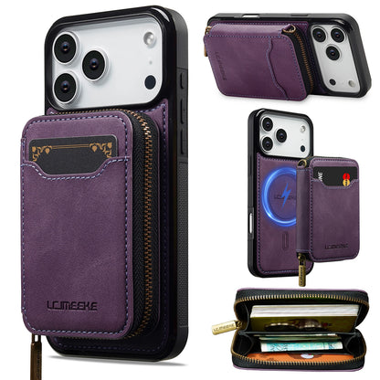 Detachable Magnetic Wallet Leather Phone Case for IPhone 17 Pro Max Air 16 Plus 15 14 13 12 11 Pro 16E Anti-Theft Brush Cover