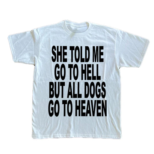 Men's T-shirt Letter Print Cotton Grunge Gothic Loose Top Summer Hip Hop Streetwear Unisex Punk Y2k Clothes Vintage Casual Tee