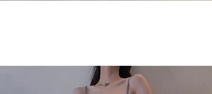 Slimming Effect Purple Mesh Ankle-Length Dress Women's plus Size Strapless Gown Korean Style High Waist A-Line Skirt