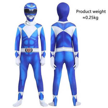 Adult Kids Superhero Power Samurai Sentai Shinkenger Rangers Costume Cosplay Adult Jumpsuit Dress Halloween Party Zentai Suits