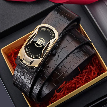 New Product Belt MEN'S High Quality Toothless Automatic Buckle Casual Men Belt MEN'S Business Fashion Belt