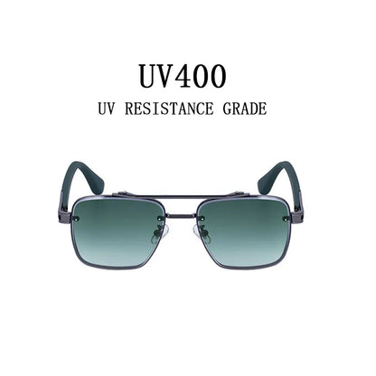 2025 Square Sunglass Men Luxury Sunscreen Rimless Sunglasses Women Vintage Fashion Glasses Gafas De Sol Hombre Lunette De Soleil
