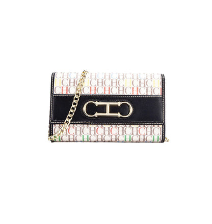 Fashionable Classic Retro Women's New Shoulder Bag PVC Material Business Office Commuter Women's Chain Bag