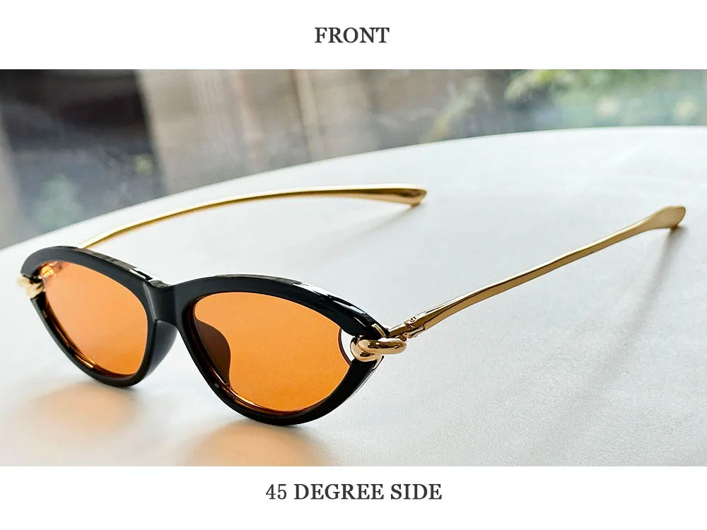 Designer Cat Eye Sunglasses Women Trendy 2026 Fashion Glasses Vacation Shades Luxe  Lunette Soleil Femme Lentes De Sol Mujer Sun