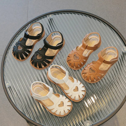 Girl Sandals Summer Fashion Love Baby Girl Shoes Boys Beach Sandals