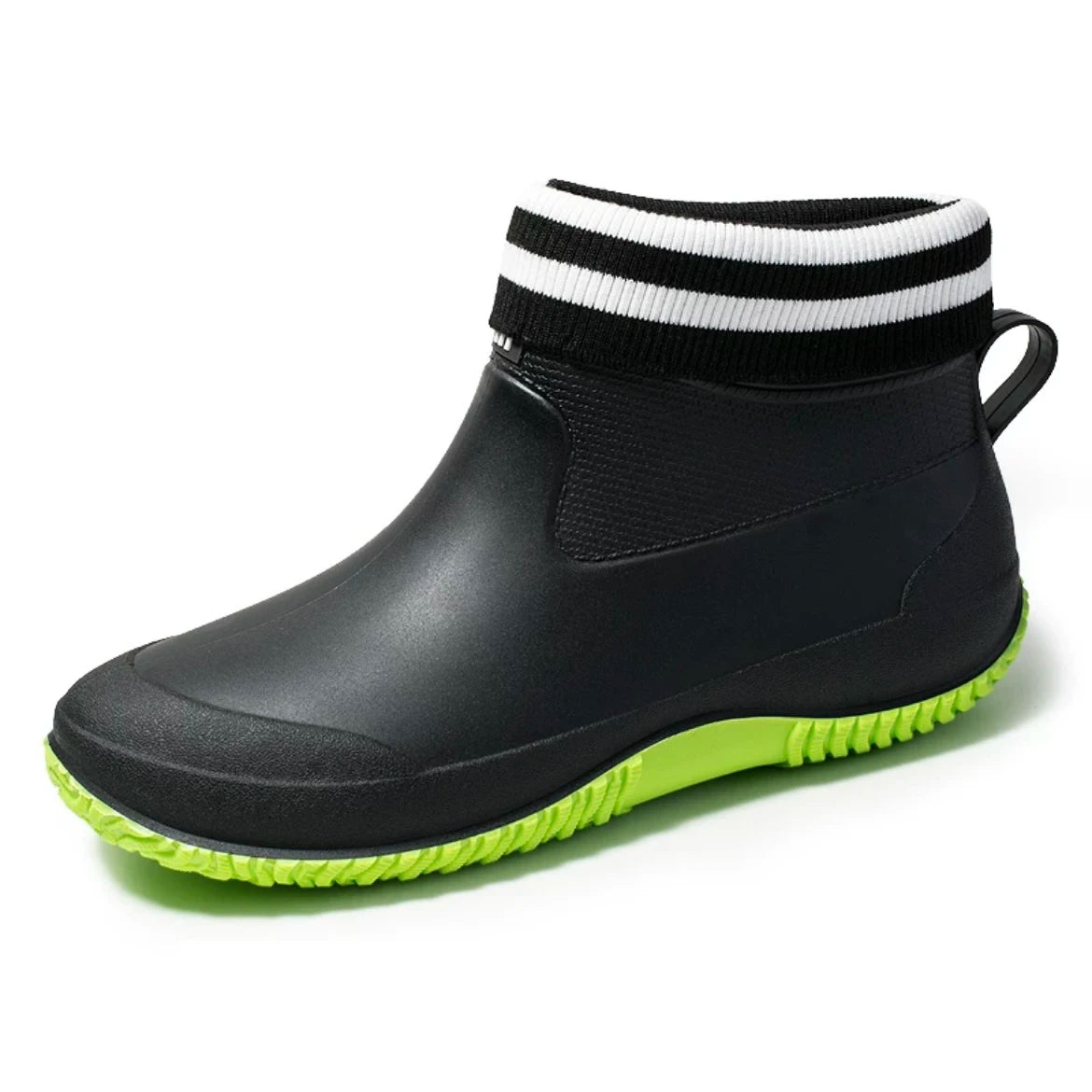 Men's Rain Boots Women's Ankle Water Shoes Non-slip Waterproof Safety Work Shoes Warm Cotton Platform outer wear Couple Lovers