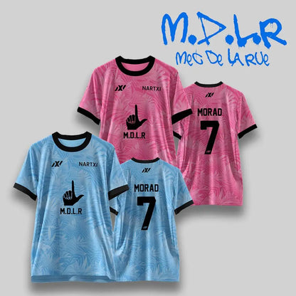 New Morad Hip-Hop Style Jersey MDLR Streetwear Outdoor Sports Soccer Training Uniform Men's Women's O-Neck Short Sleeve T-Shirt
