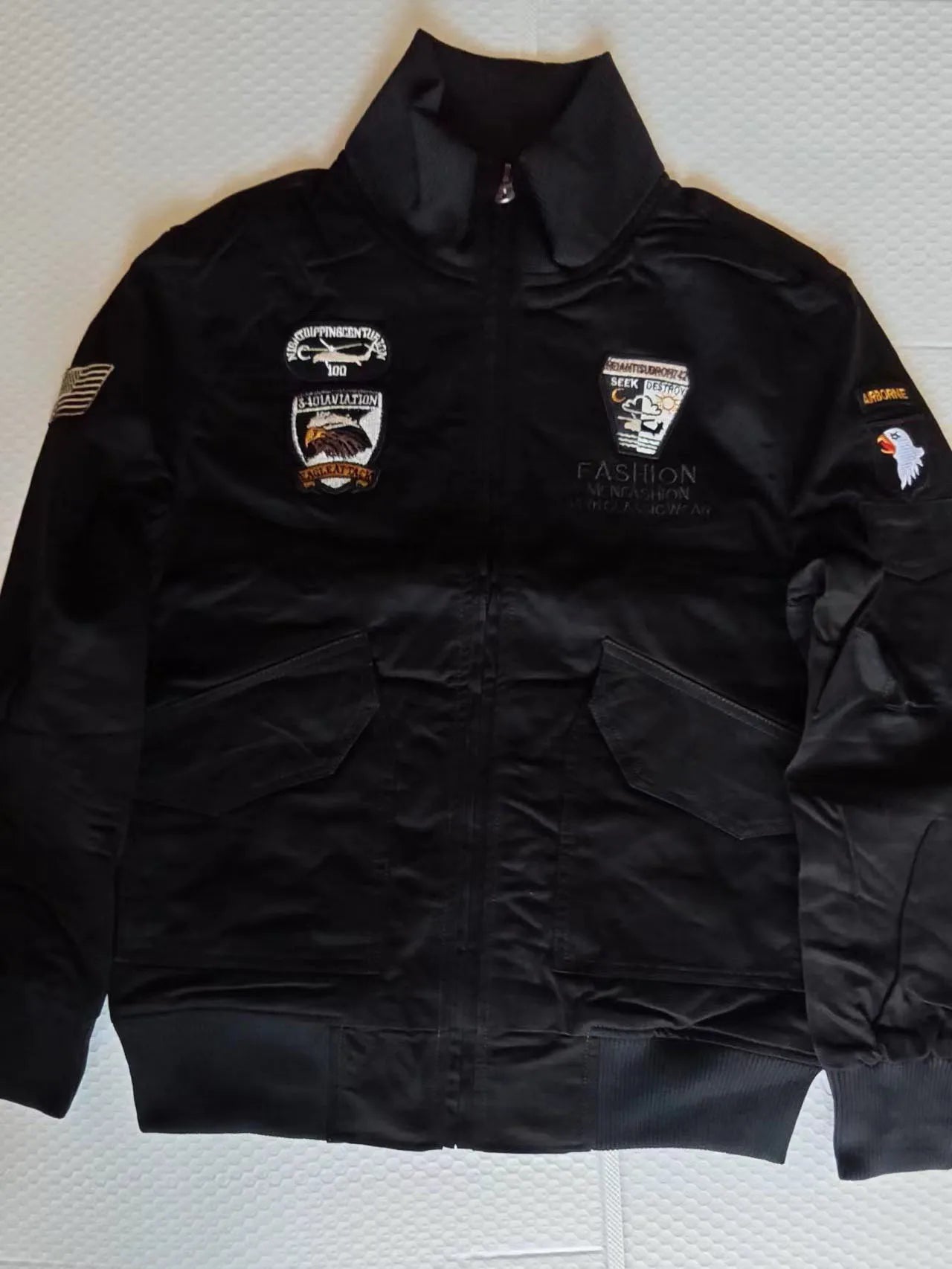 Men's Tactical Motorcycle Riding Jacket Military SWAT Combat Army Pilot Windbreaker Autumn Multi-Pocket Cargo Coat Outdoor Biker